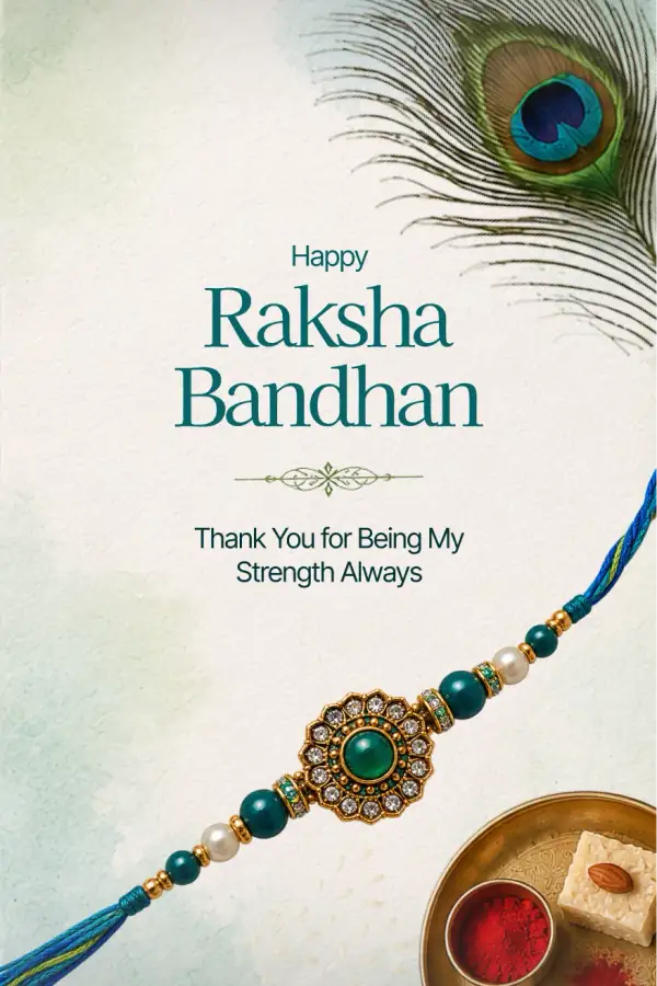 Raksha Bandhan card design