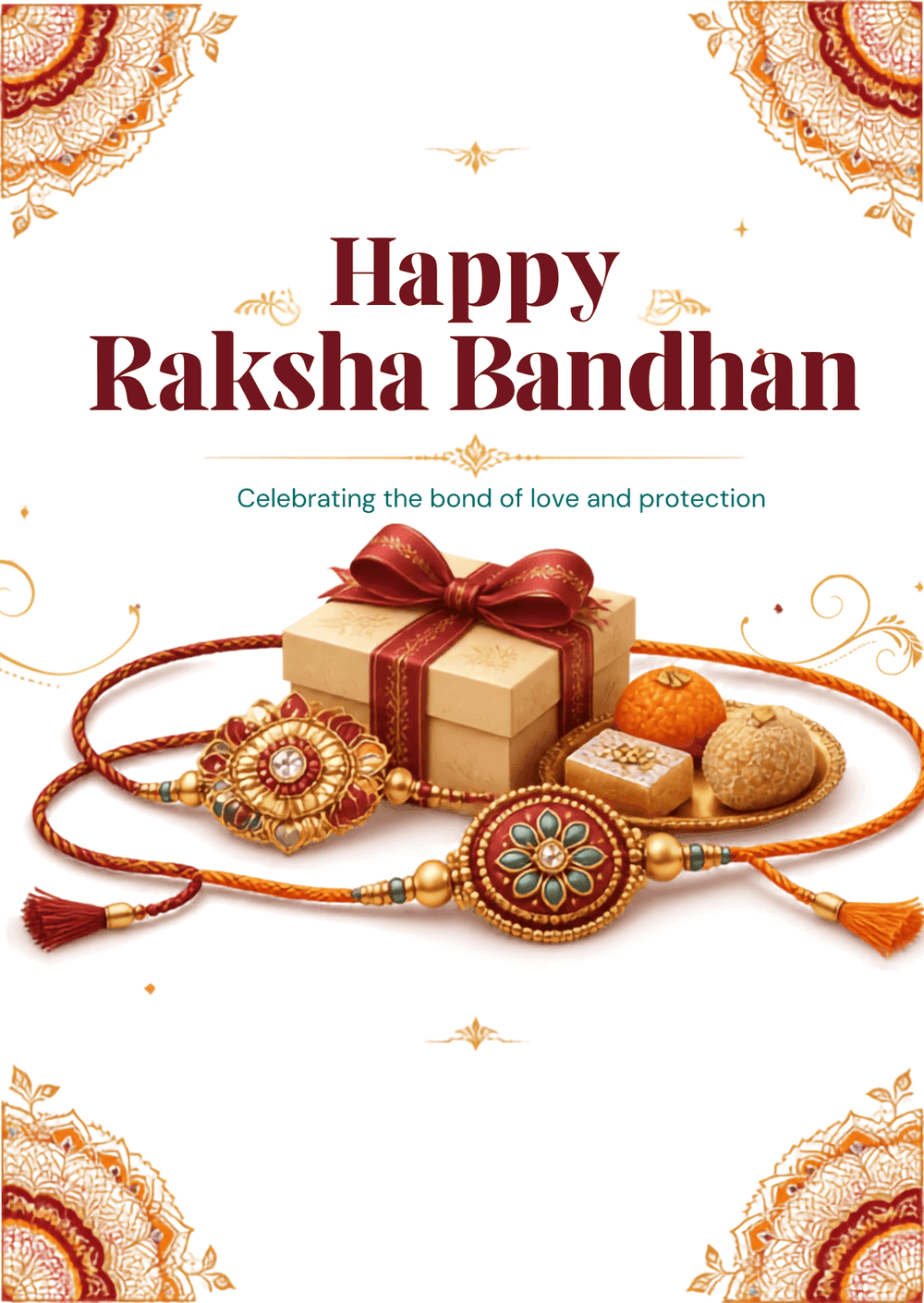 Raksha Bandhan card design